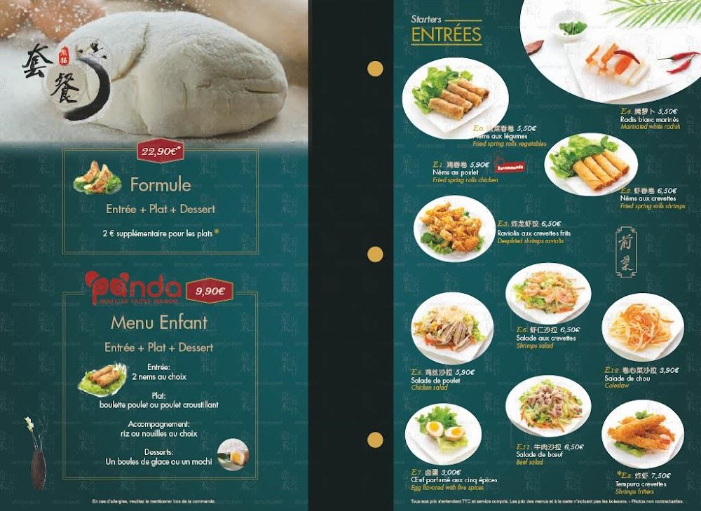 Restaurant Panda Calais - Menu Image 4